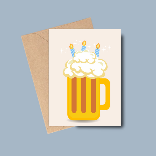 Party in a cup Greeting Card