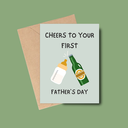 Father's Day "Cheers" Greeting Card