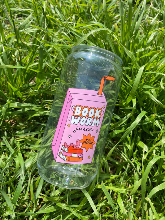 Book Worm Juice Cup